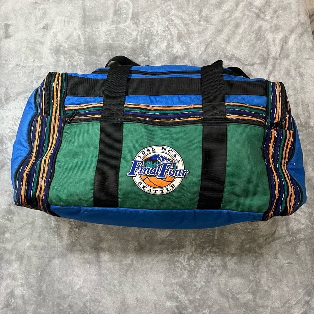 Vintage 1995 Final Four NCAA Basketball Seattle, WA Oversized Duffle Bag